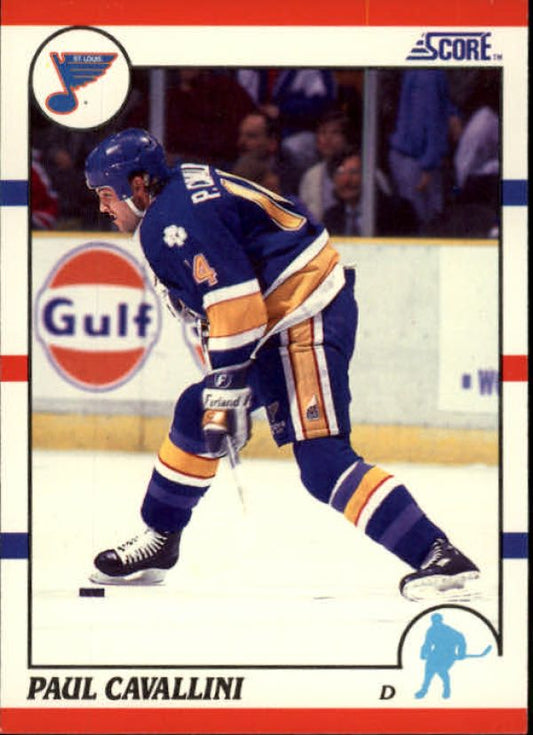 NHL 1990-91 Score - No 185 - Paul Cavallini