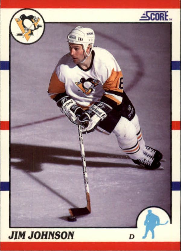 NHL 1990-91 Score - No 202 - Jim Johnson