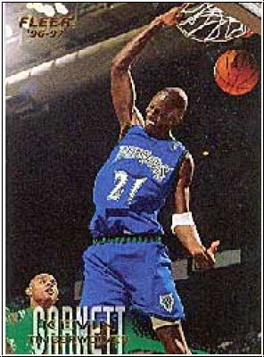 NBA 1996-97 Fleer European - No. 246 - Kevin Garnett