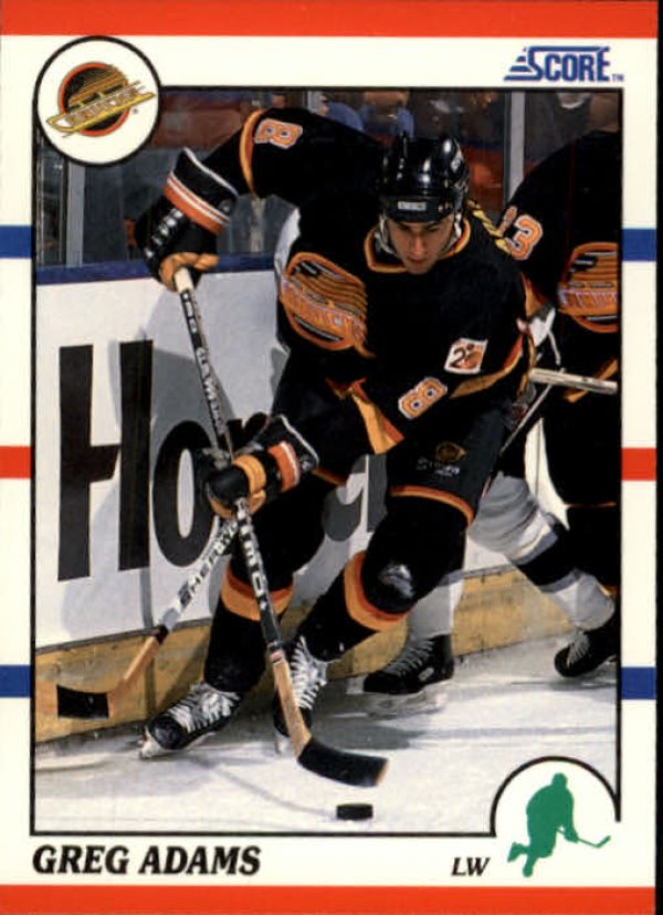 NHL 1990-91 Score - No 240 - Greg Adams