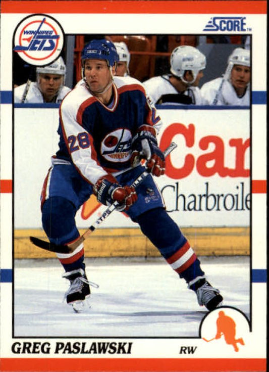 NHL 1990-91 Score - No 249 - Greg Paslawski