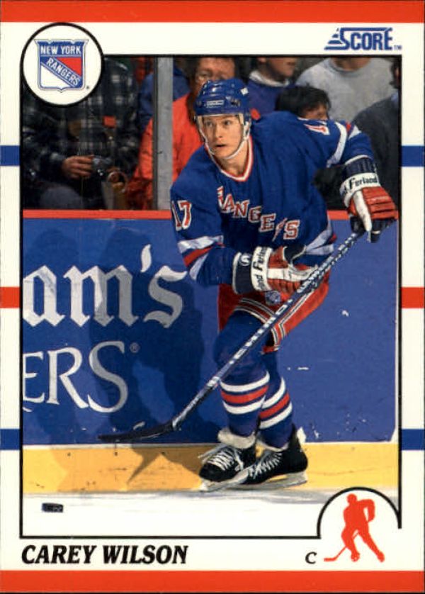 NHL 1990-91 Score - No 254 - Carey Wilson