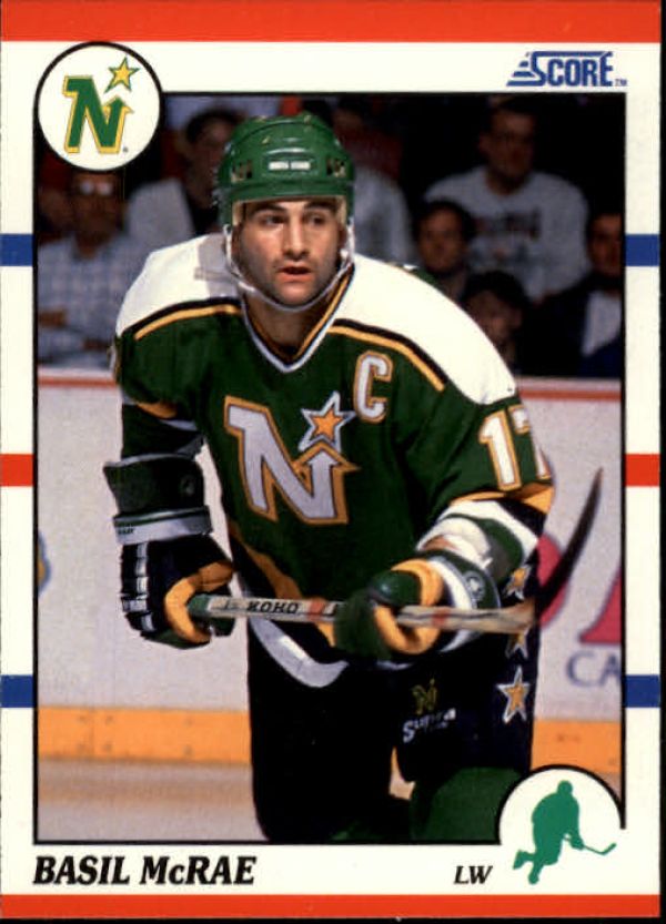 NHL 1990-91 Score - No 261 - Basil McRae