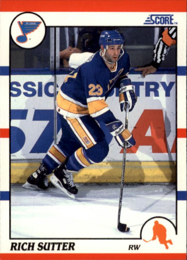 NHL 1990-91 Score - No 281 - Rich Sutter