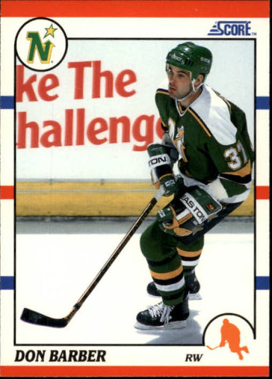 NHL 1990-91 Score - No 284 - Don Barber