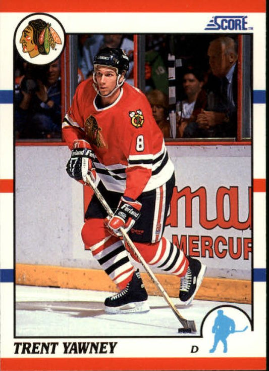 NHL 1990-91 Score - No 292 - Trent Yawney