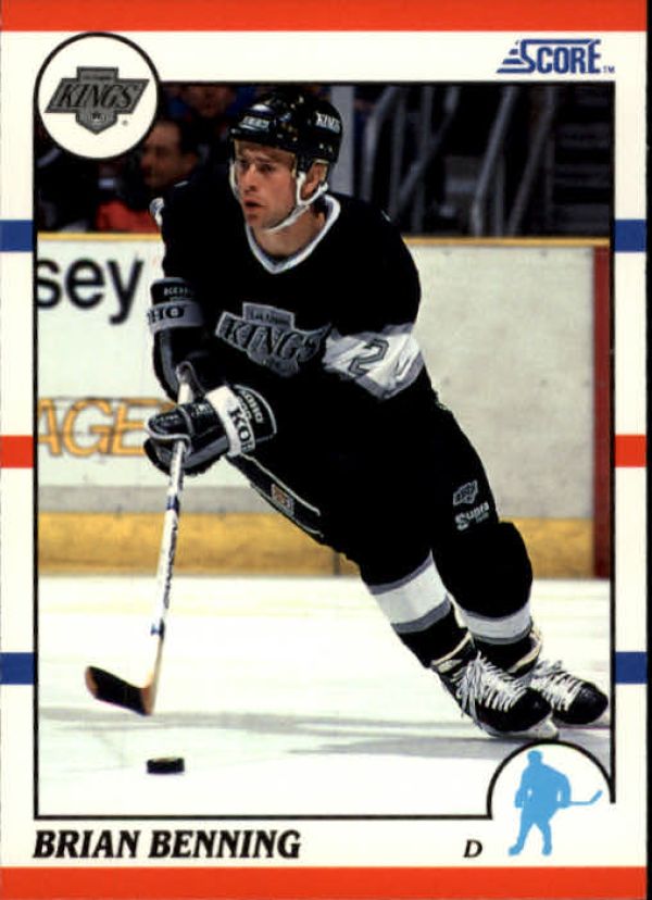 NHL 1990-91 Score - No 306 - Brian Benning