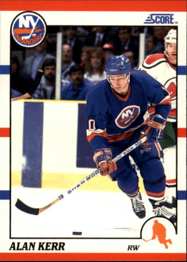 NHL 1990-91 Score - No 307 - Alan Kerr