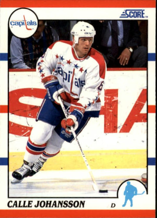 NHL 1990-91 Score - No 309 - Calle Johansson