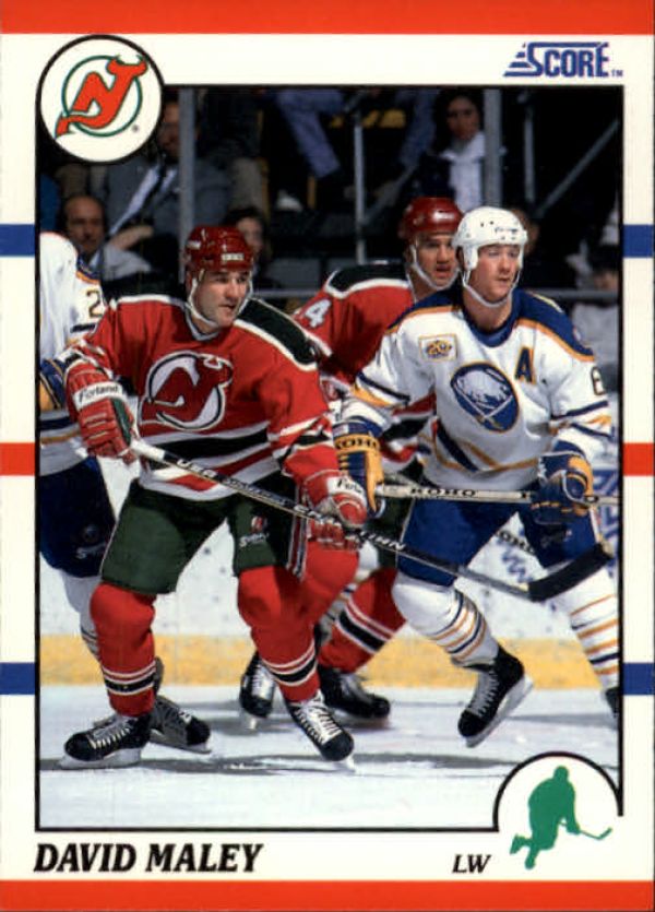 NHL 1990-91 Score - No 310 - David Maley