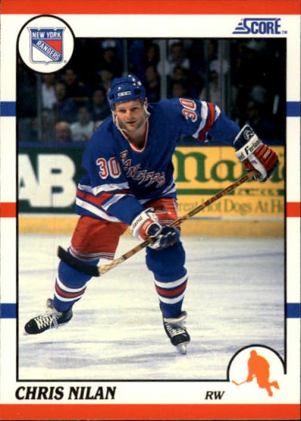 NHL 1990-91 Score - No 311 - Chris Nilan