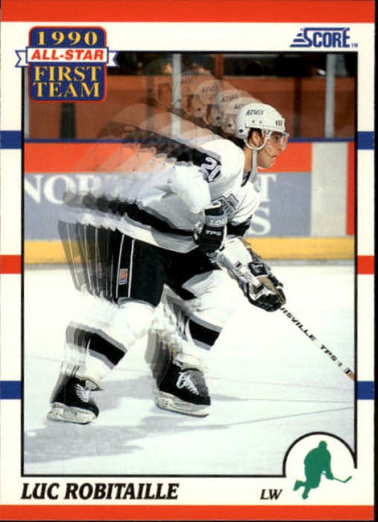 NHL 1990-91 Score - No 316 - Luc Robitaille