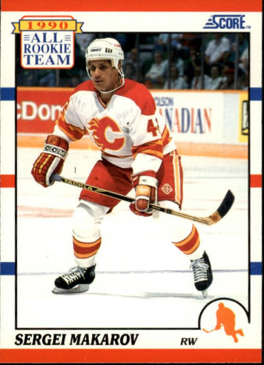 NHL 1990-91 Score - No 329 - Sergei Makarov