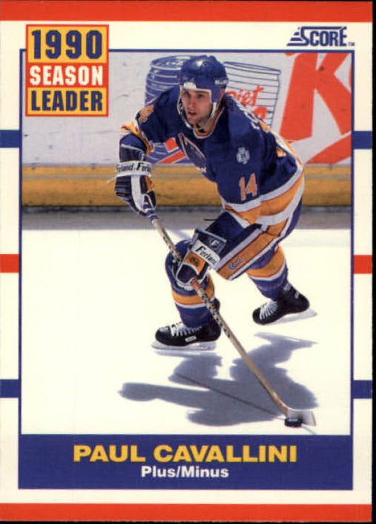 NHL 1990-91 Score - No 349 - Paul Cavallini