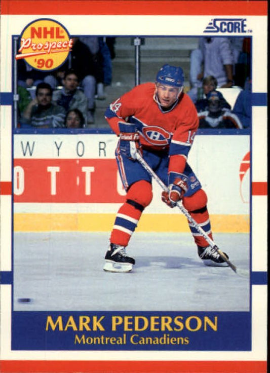 NHL 1990-91 Score - No 387 - Mark Pederson