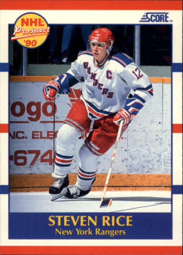 NHL 1990-91 Score - No 390 - Steven Rice