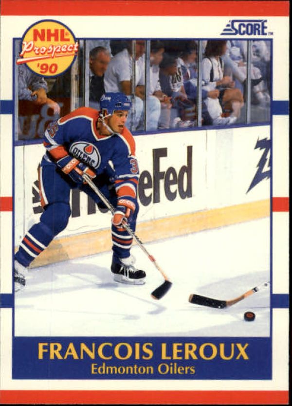 NHL 1990-91 Score - No 393 - Francois Leroux