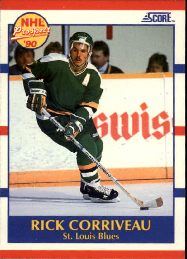 NHL 1990-91 Score - No 396 - Rick Corriveau