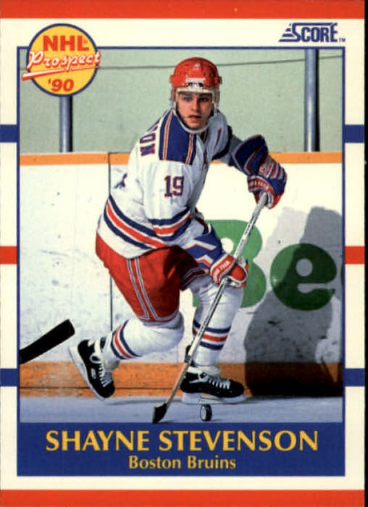 NHL 1990-91 Score - No 405 - Shayne Stevenson