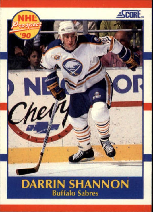 NHL 1990-91 Score - No 410 - Darrin Shannon