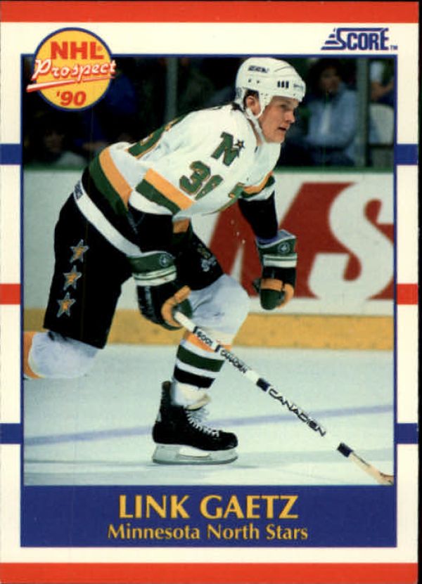 NHL 1990-91 Score - No 411 - Link Gaetz