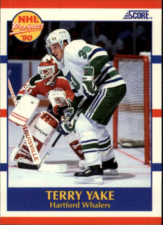 NHL 1990-91 Score - No 419 - Terry Yake