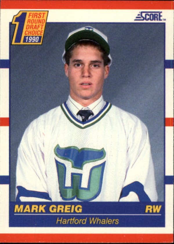 NHL 1990-91 Score - No 431 - Mark Greig