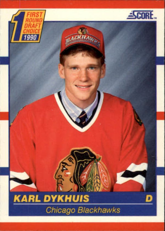 NHL 1990-91 Score - No 437 - Karl Dykhuis