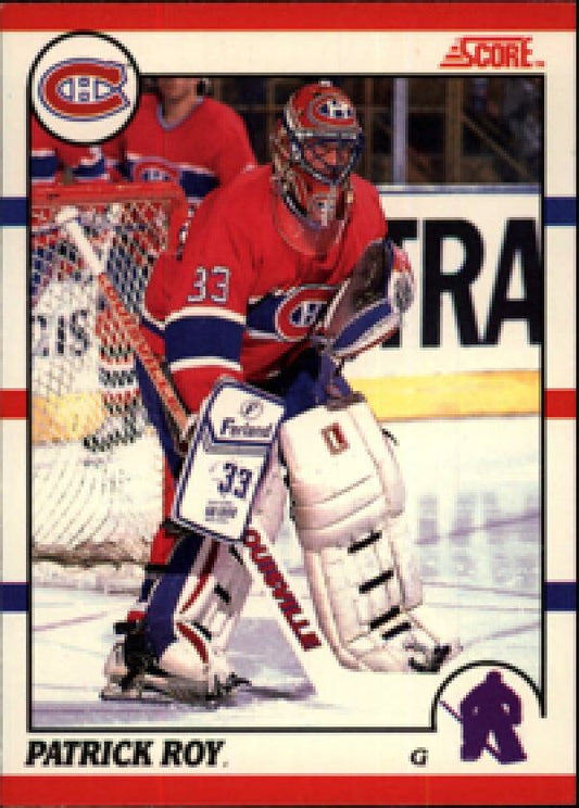 NHL 1990-91 Score Canadian - No 10 - Patrick Roy