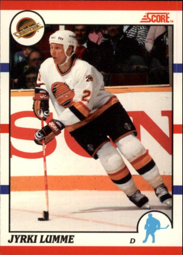 NHL 1990-91 Score Canadian - No 132 - Jyrki Lumme