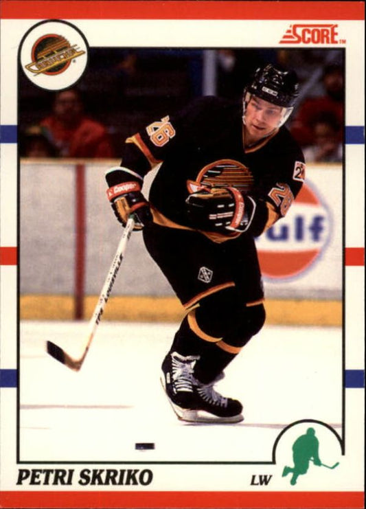 NHL 1990-91 Score Canadian - No 154 - Petri Skriko