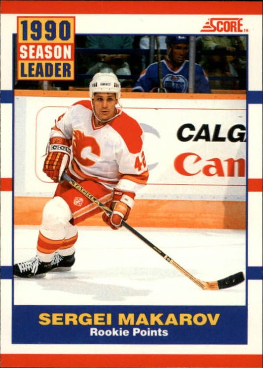 NHL 1990-91 Score Canadian - No 350 - Sergei Makarov