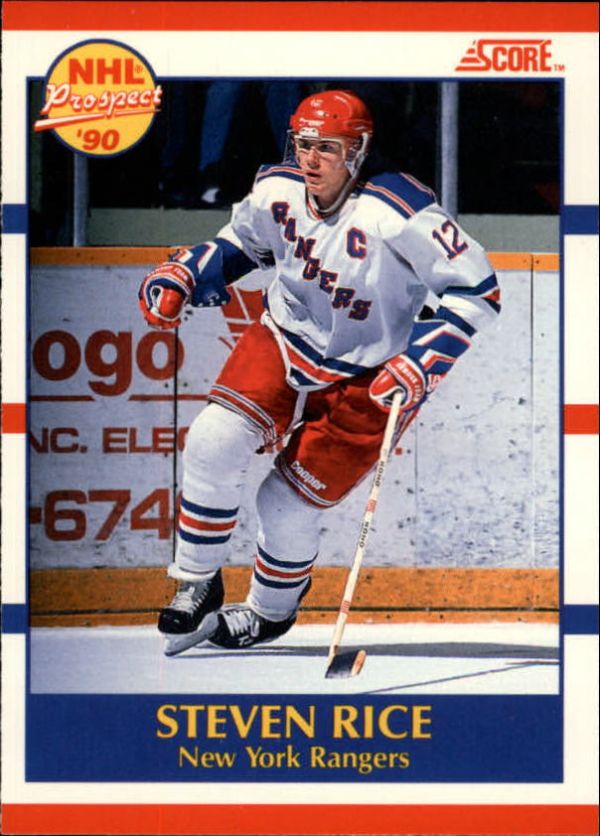 NHL 1990-91 Score Canadian - No 390 - Steven Rice