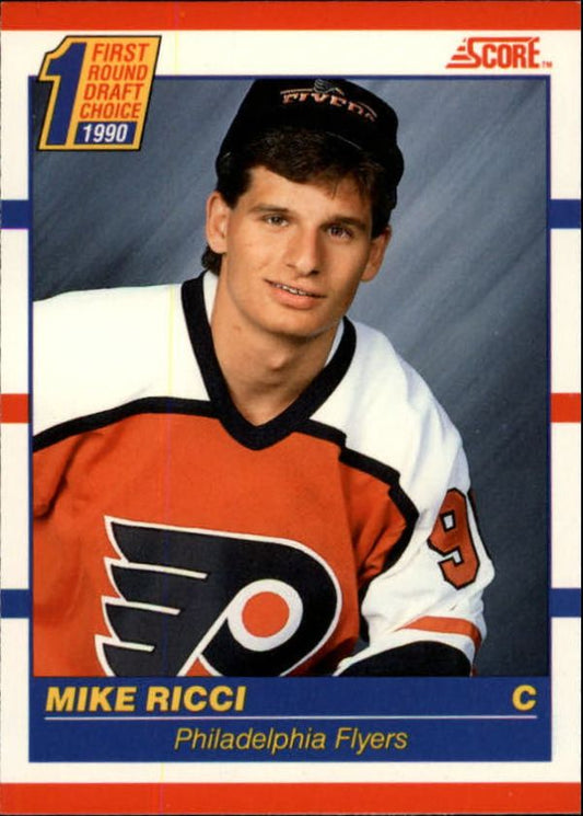 NHL 1990-91 Score Canadian - No 433 - Mike Ricci