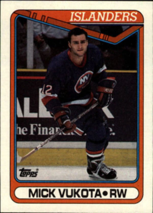 NHL 1990-91 Topps - No 10 - Mick Vukota