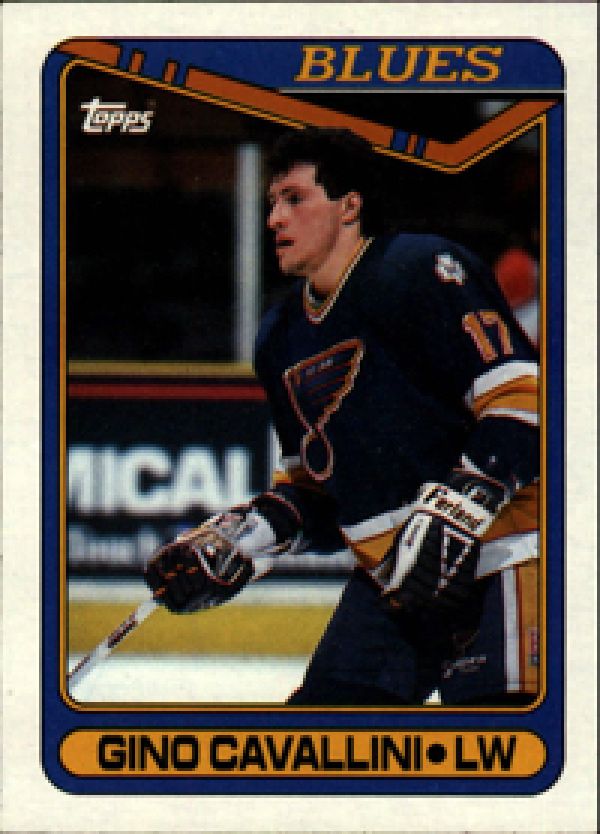 NHL 1990-91 Topps - No 36 - Gino Cavallini