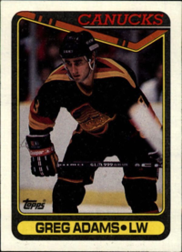 NHL 1990-91 Topps - No 106 - Greg Adams