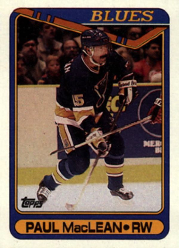 NHL 1990-91 Topps - No 110 - Paul MacLean