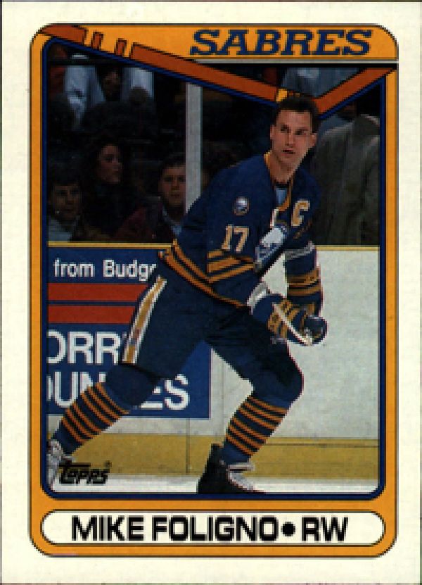 NHL 1990-91 Topps - No 123 - Mike Foligno