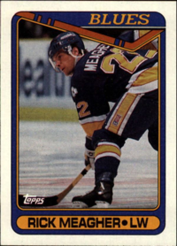 NHL 1990-91 Topps - No 125 - Rick Meagher