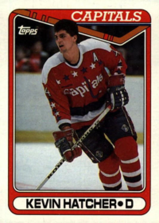 NHL 1990-91 Topps - No. 147 - Kevin Hatcher