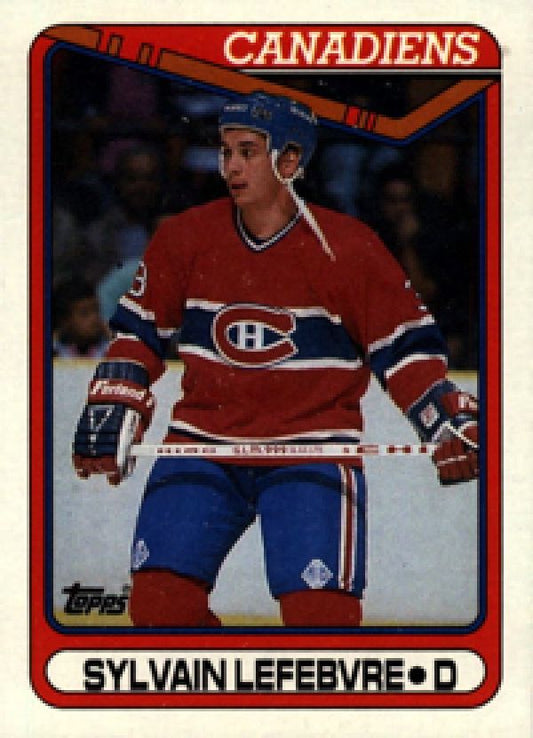 NHL 1990-91 Topps - No. 159 - Sylvain Lefebvre