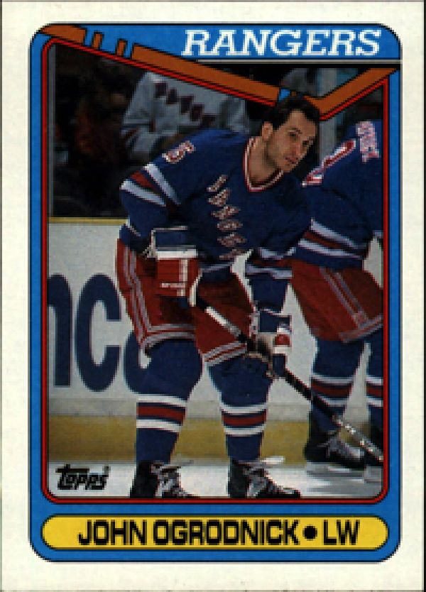 NHL 1990-91 Topps - No 174 - John Ogrodnick