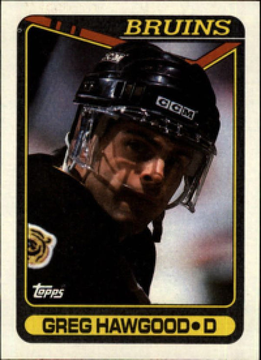 NHL 1990-91 Topps - No. 236 - Greg Hawgood