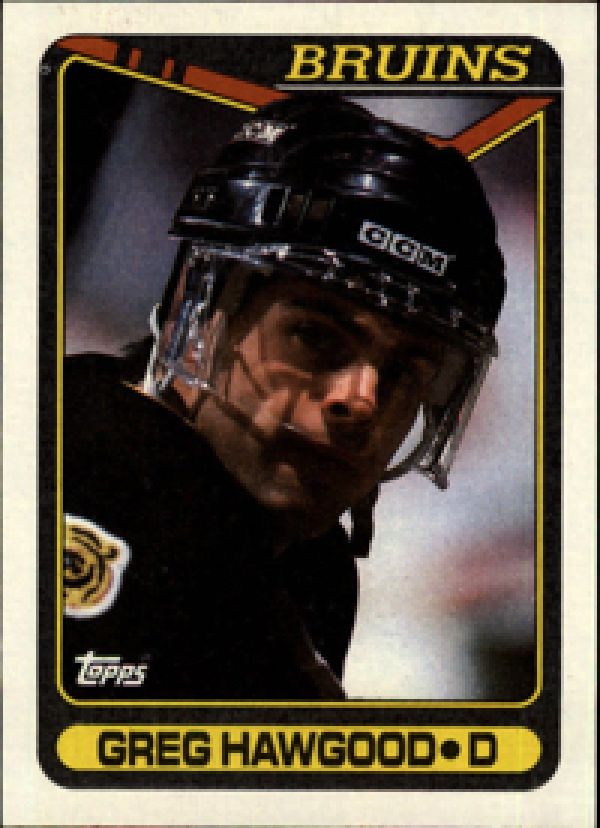 NHL 1990-91 Topps - No 236 - Greg Hawgood