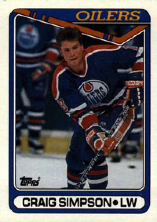 NHL 1990-91 Topps - No. 240 - Craig Simpson