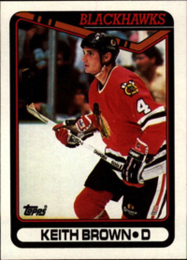 NHL 1990-91 Topps - No 276 - Keith Brown