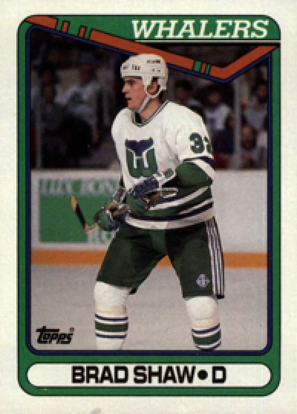 NHL 1990-91 Topps - No 279 - Brad Shaw