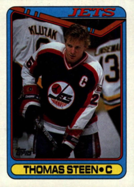 NHL 1990-91 Topps - No 283 - Thomas Steen