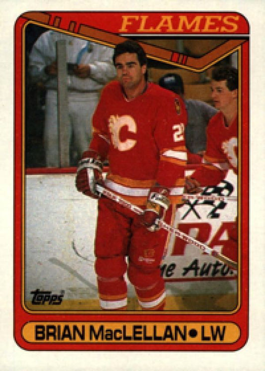 NHL 1990-91 Topps - No. 286 - Brian MacLellan